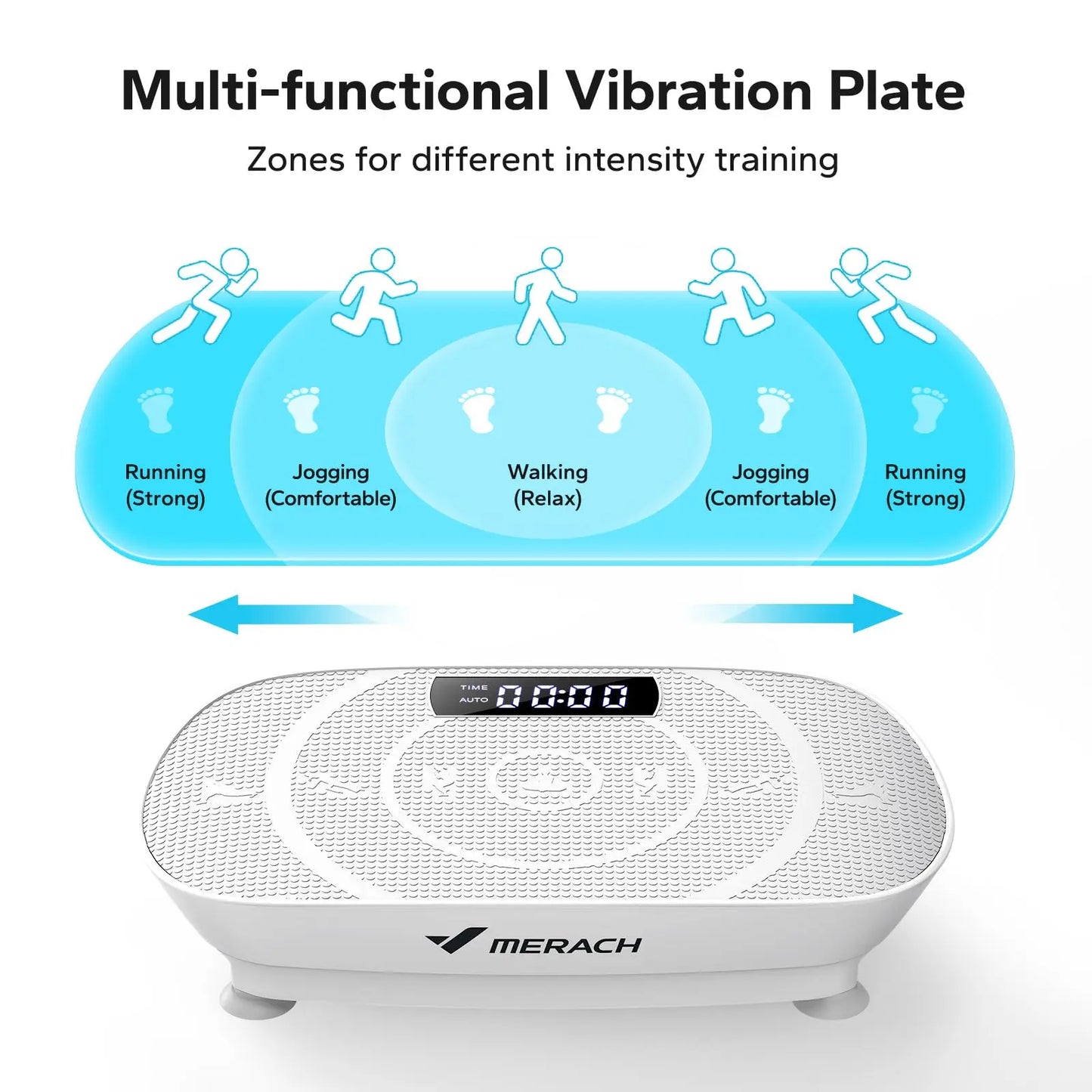 Whole Body Vibration Plate Exercise Machine