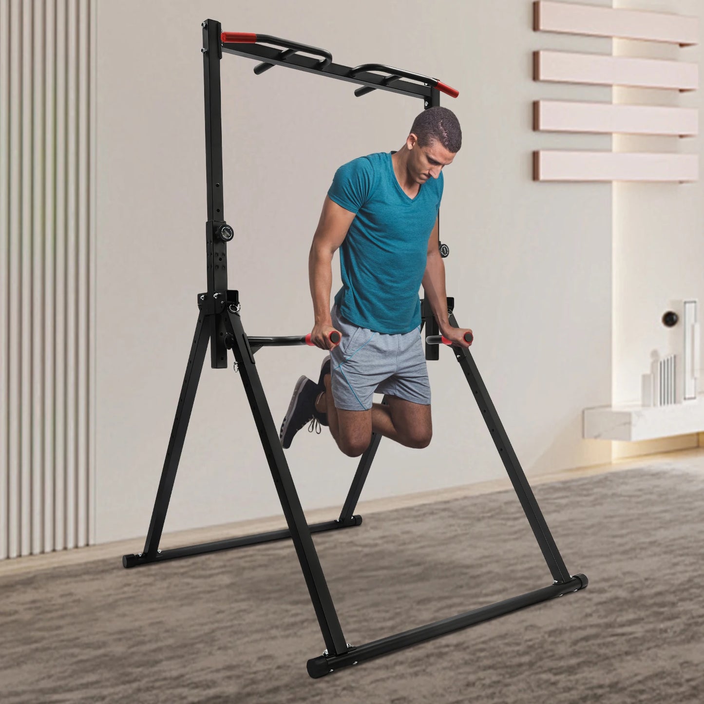 Adjustable Pull-up Height Horizontal Bar