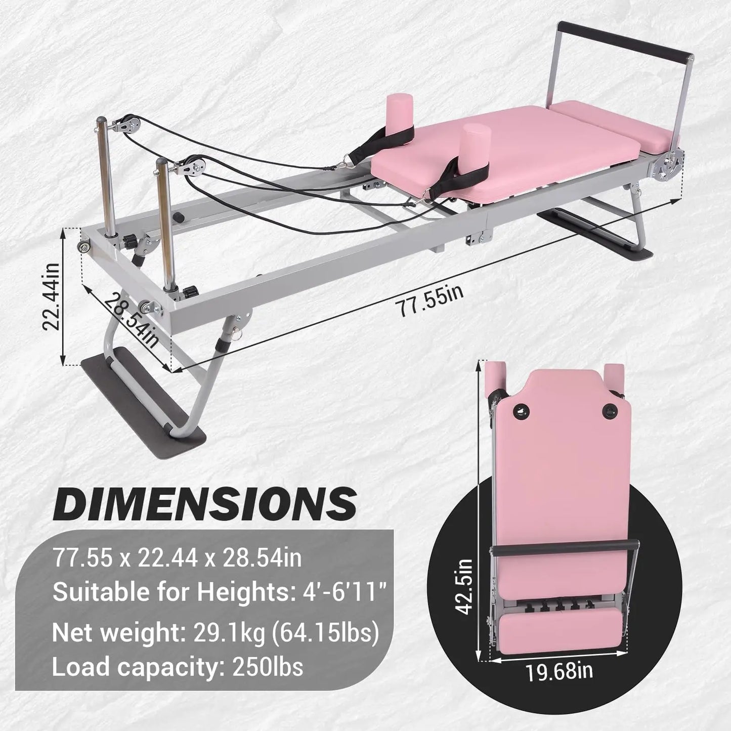 Foldable Pilates Machine