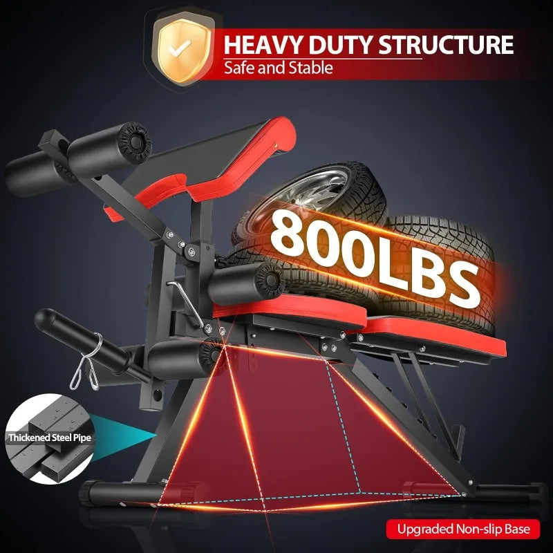 Heavy Duty Workout Adjustable Weight Bench