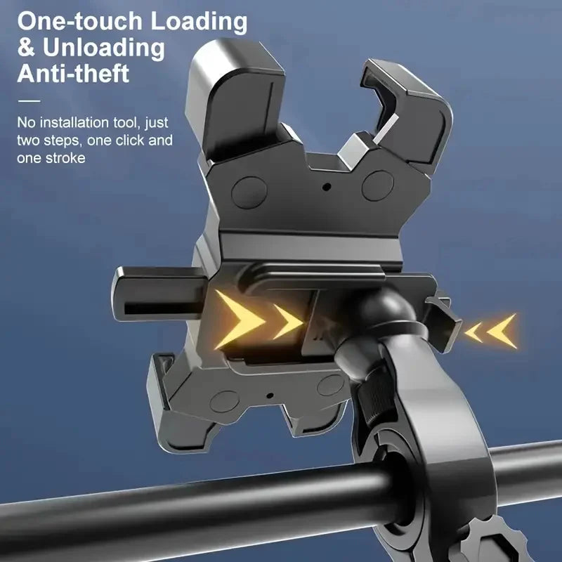 360° Rotatable & Adjustable Bike/Motorcycle Phone Mount