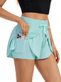 2 IN 1 High Waisted  Flowy Athletic Shorts