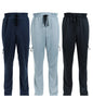 3 Pack Men's Fleece Lined Slim Fit Casual Joggers