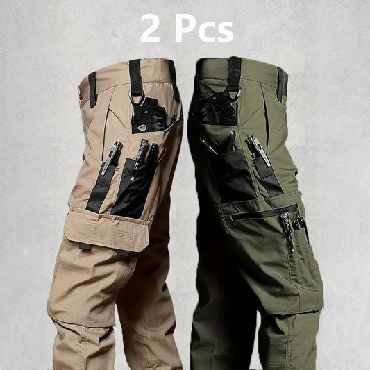 Men's Tactical Casual Cargo Waterproof Trousers