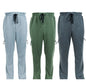 3 Pack Men's Fleece Lined Slim Fit Casual Joggers