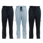 3 Pack Men's Fleece Lined Slim Fit Casual Joggers