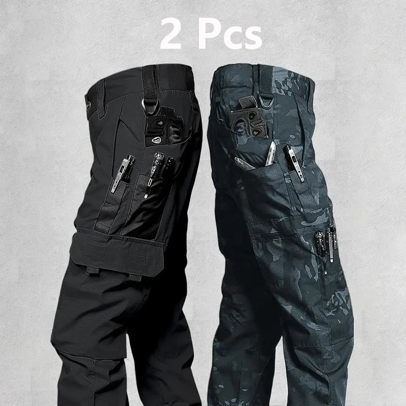 Men's Tactical Casual Cargo Waterproof Trousers
