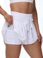 2 IN 1 High Waisted  Flowy Athletic Shorts
