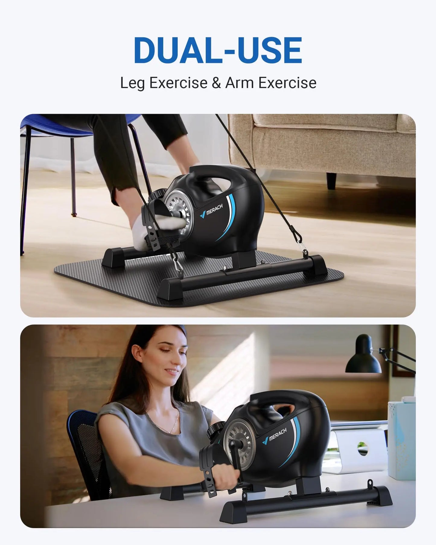 Pedal Exerciser Under Desk Bike