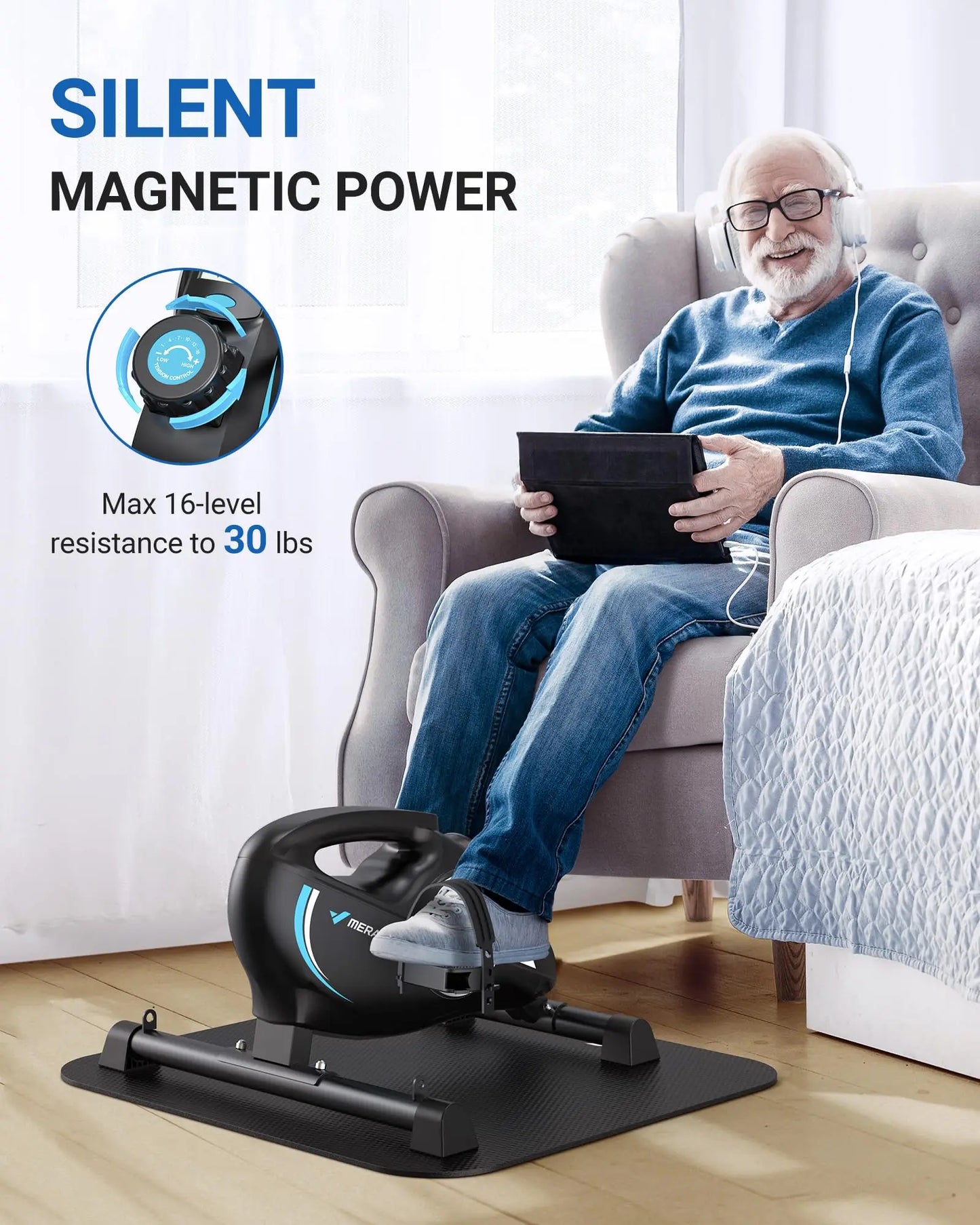 Pedal Exerciser Under Desk Bike