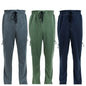 3 Pack Men's Fleece Lined Slim Fit Casual Joggers