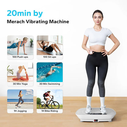Whole Body Vibration Plate Exercise Machine