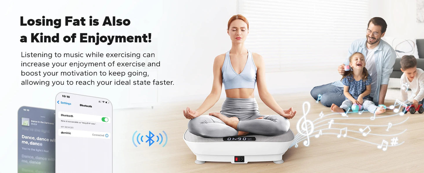 Whole Body Vibration Plate Exercise Machine