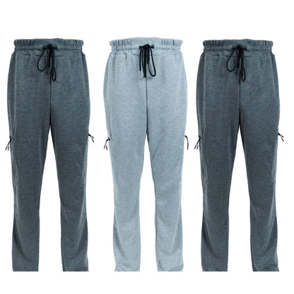 3 Pack Men's Fleece Lined Slim Fit Casual Joggers