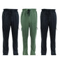 3 Pack Men's Fleece Lined Slim Fit Casual Joggers