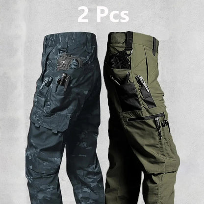 Men's Tactical Casual Cargo Waterproof Trousers