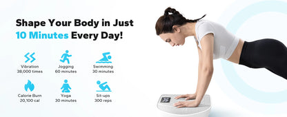 Whole Body Vibration Plate Exercise Machine