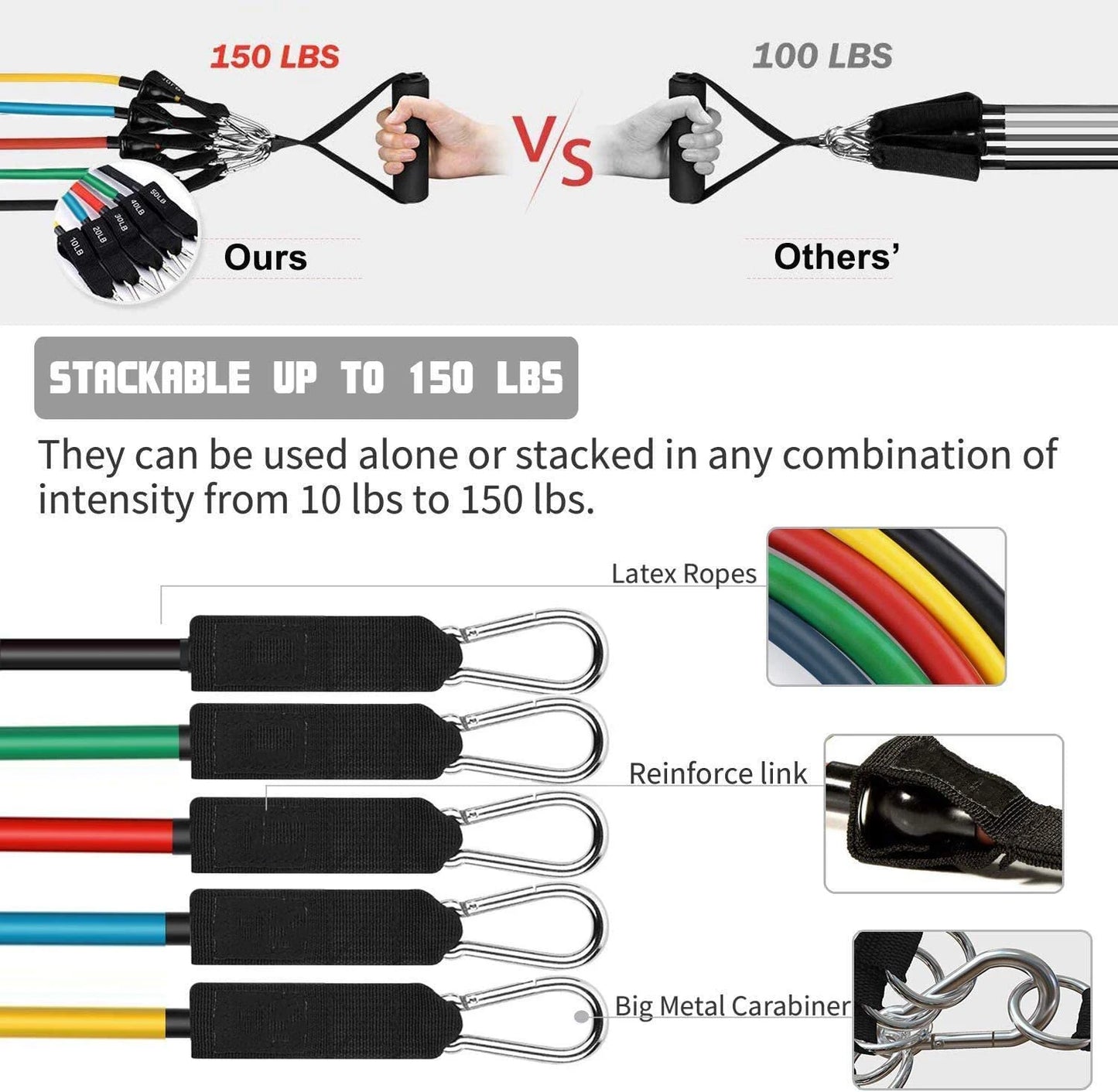 Pull bands rope for Pilates