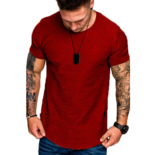 Men's Summer Bodybuilding Sports Running T-Shirt