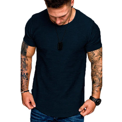 Men's Summer Bodybuilding Sports Running T-Shirt