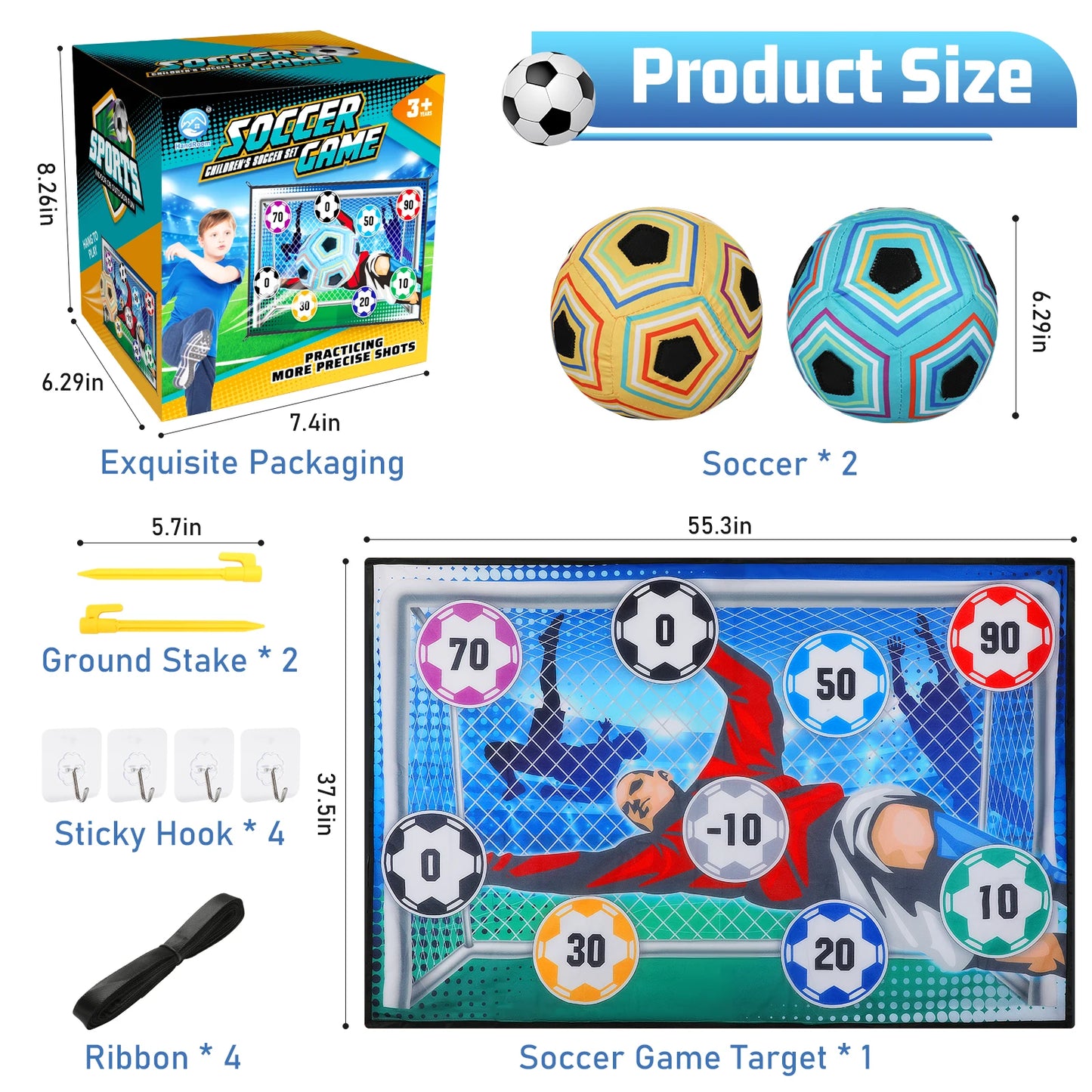 Soccer Ball Game Set for Kids