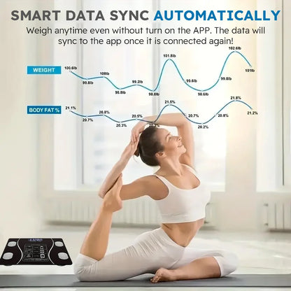 LED Smart Body Fat Scale