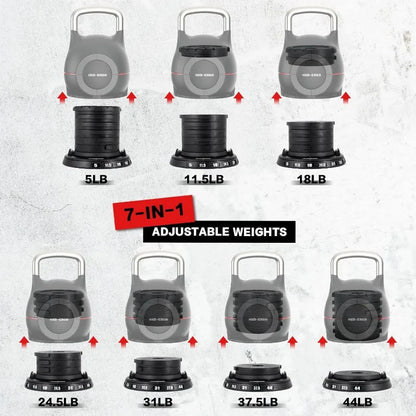 7-in-1 Adjustable Kettlebell