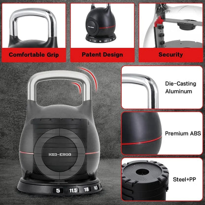 7-in-1 Adjustable Kettlebell