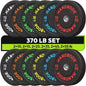 Bumper Plate High Bounce Bumper Weight Plate,Set for Home Gym, Colored Weights Rubber Strength Training Plate for Weight Lifting