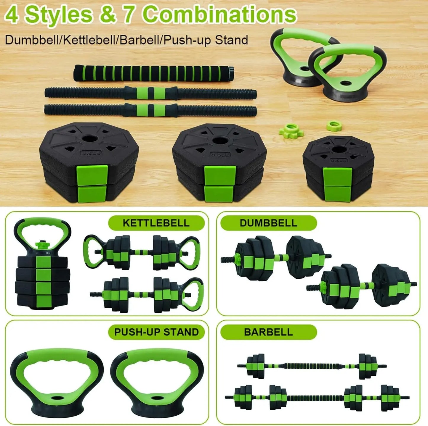 4 in 1 Dumbbell Set