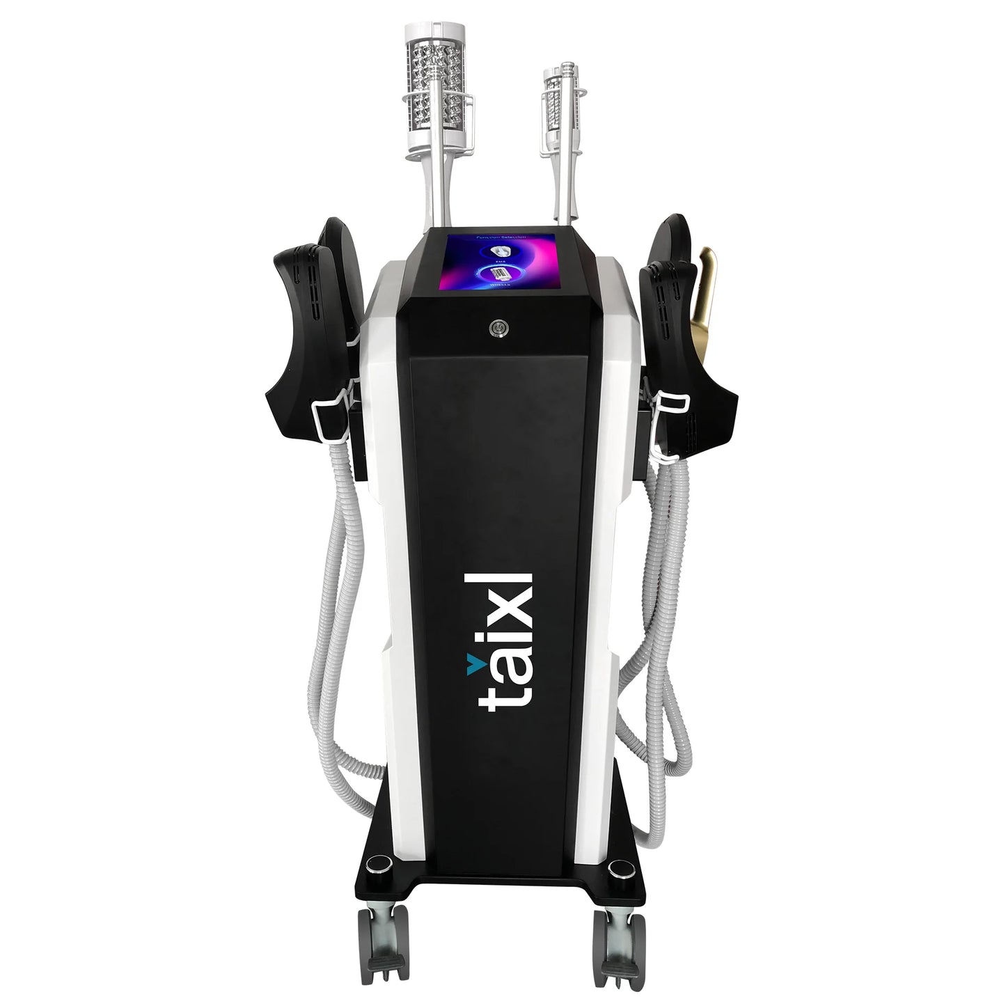 New EMS 2 in 1 Roller Massage Lose Weight Therapy 40K Compressive Micro vibration Vacuum 5D Body slimming Machine
