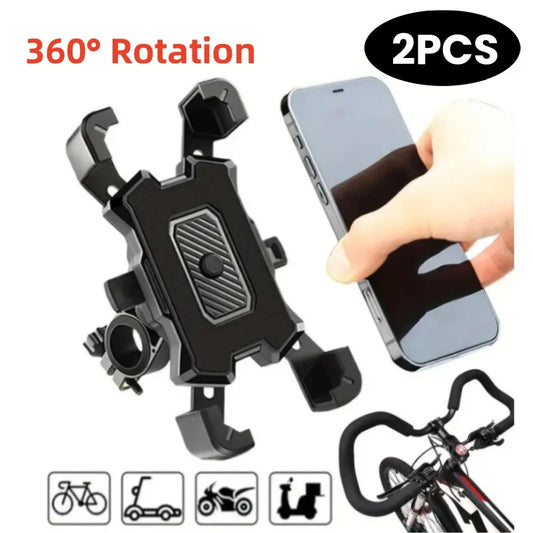 360° Rotatable & Adjustable Bike/Motorcycle Phone Mount