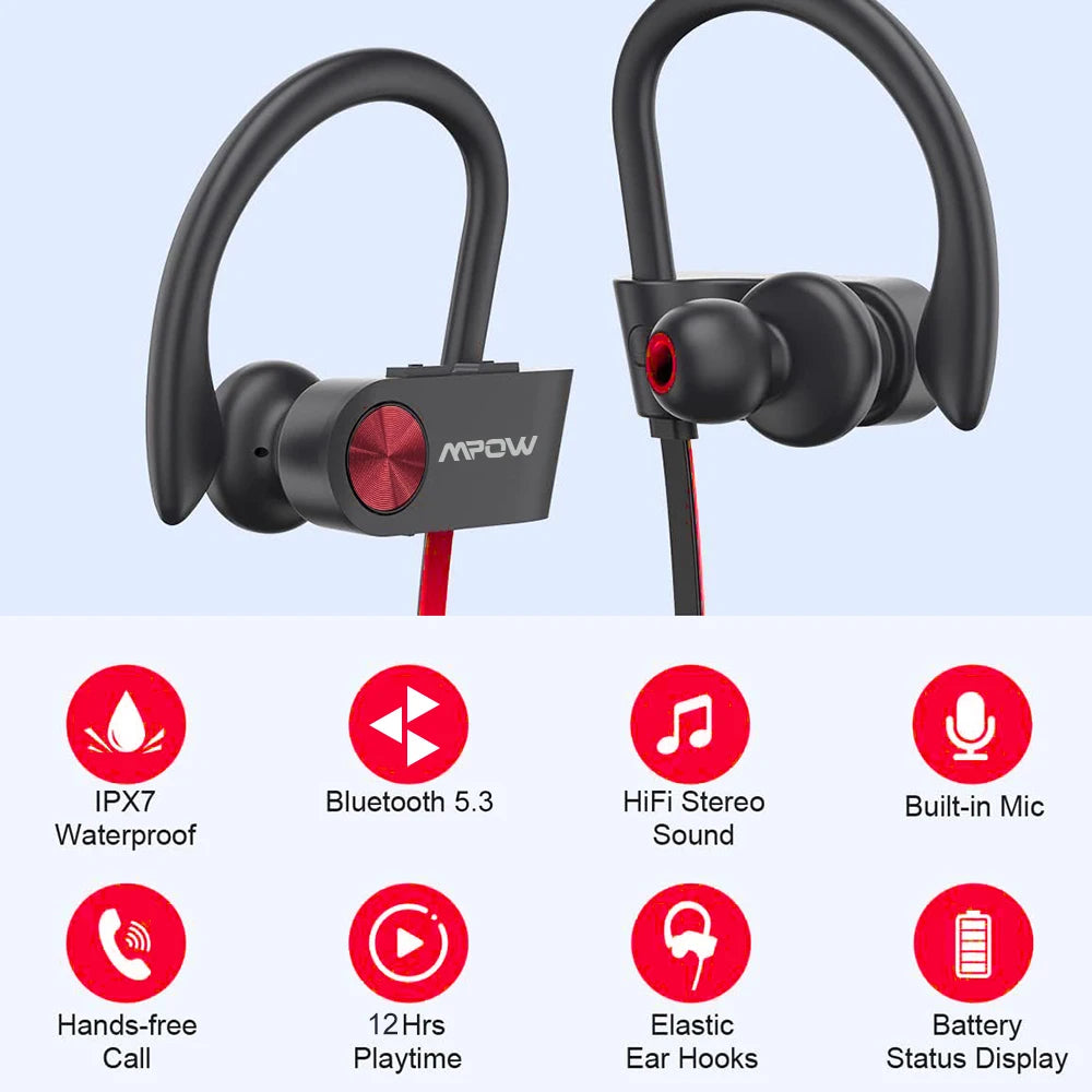Waterproof Bluetooth Headphones