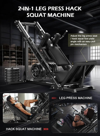 Leg Press Hack Squat Machine
