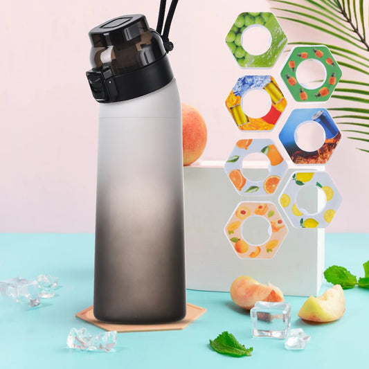 650ML Fragrant Water Bottle with 7 Flavor Pods