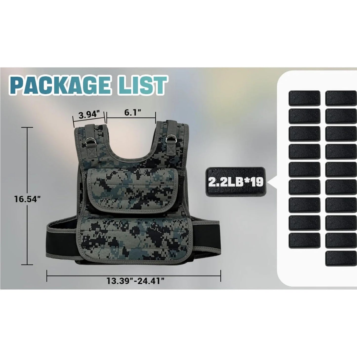 Adjustable Weighted Vests