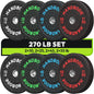Bumper Plate High Bounce Bumper Weight Plate,Set for Home Gym, Colored Weights Rubber Strength Training Plate for Weight Lifting