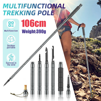 Collapsible Walking Hiking Stick Climbing Stick