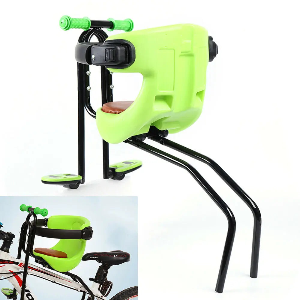 Mountain Bike Child Seat Safety Seat Children Cushioned Cycle Seat Front Mounted Child Bicycle Seat for 8 Months to 4 Years Old