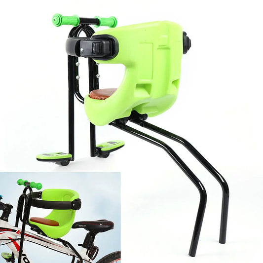 Mountain Bike Child Seat Safety Seat Children Cushioned Cycle Seat Front Mounted Child Bicycle Seat for 8 Months to 4 Years Old