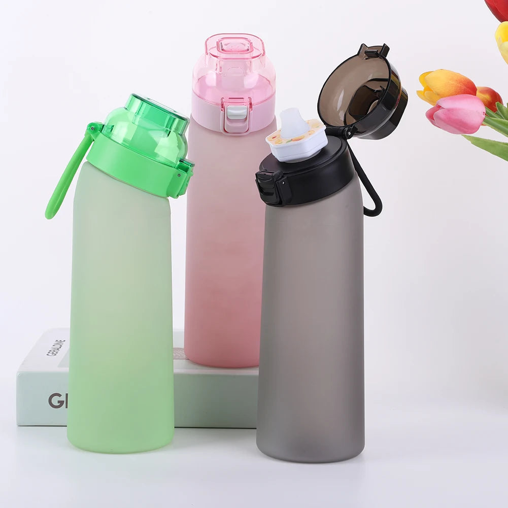 650ML Fragrant Water Bottle with 7 Flavor Pods