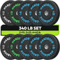 Bumper Plate High Bounce Bumper Weight Plate,Set for Home Gym, Colored Weights Rubber Strength Training Plate for Weight Lifting