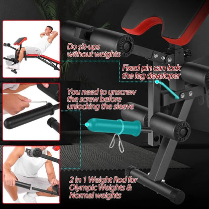 Heavy Duty Workout Adjustable Weight Bench