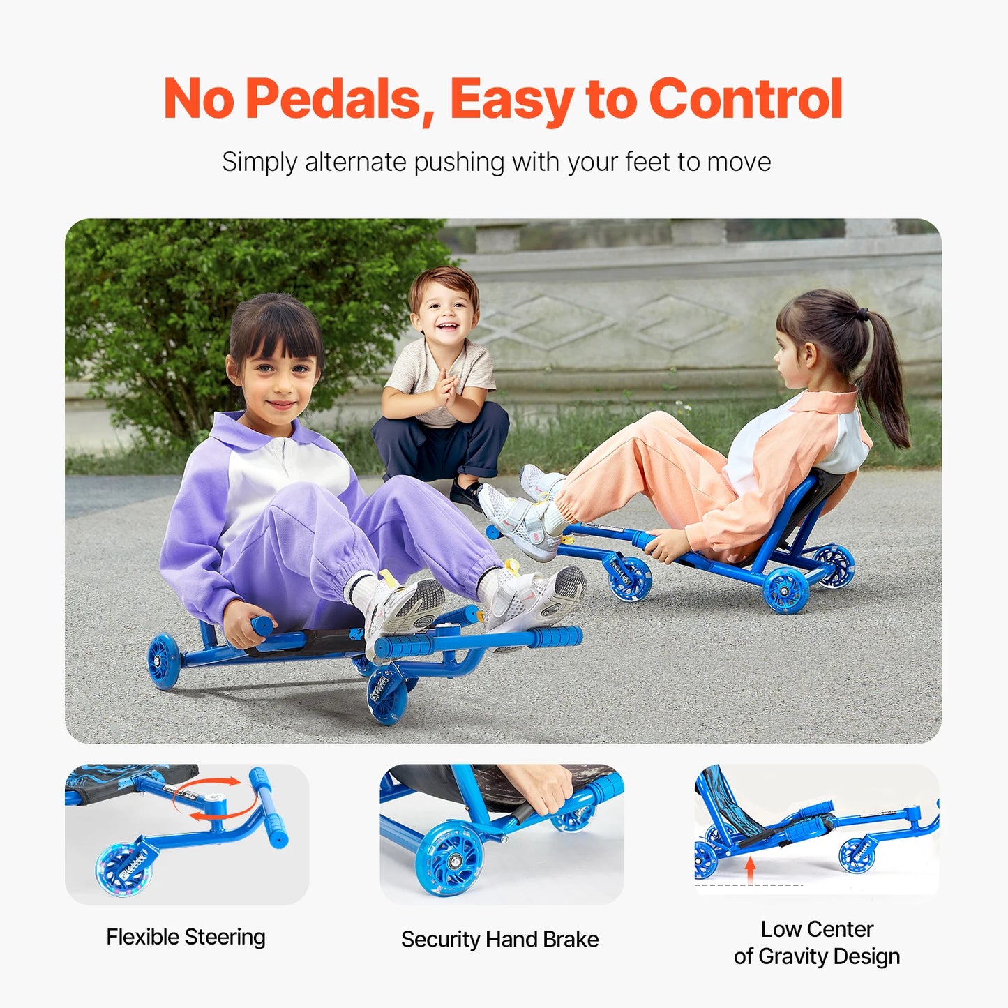 Ride on Scooter Swing Side-to-Side