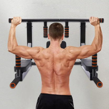 Multi-grip Wall Mount Pull-up Bar