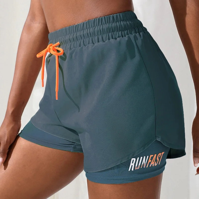 Women Summer Running Gym Shorts