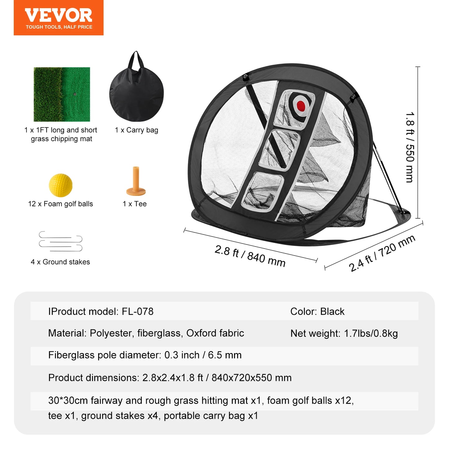 Golf Chipping Net