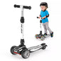 Toddler Kick Scooter for Kids Childrens Foldable Seat Outside Bike Toy Scooter with Adjustable Height/Handlebars