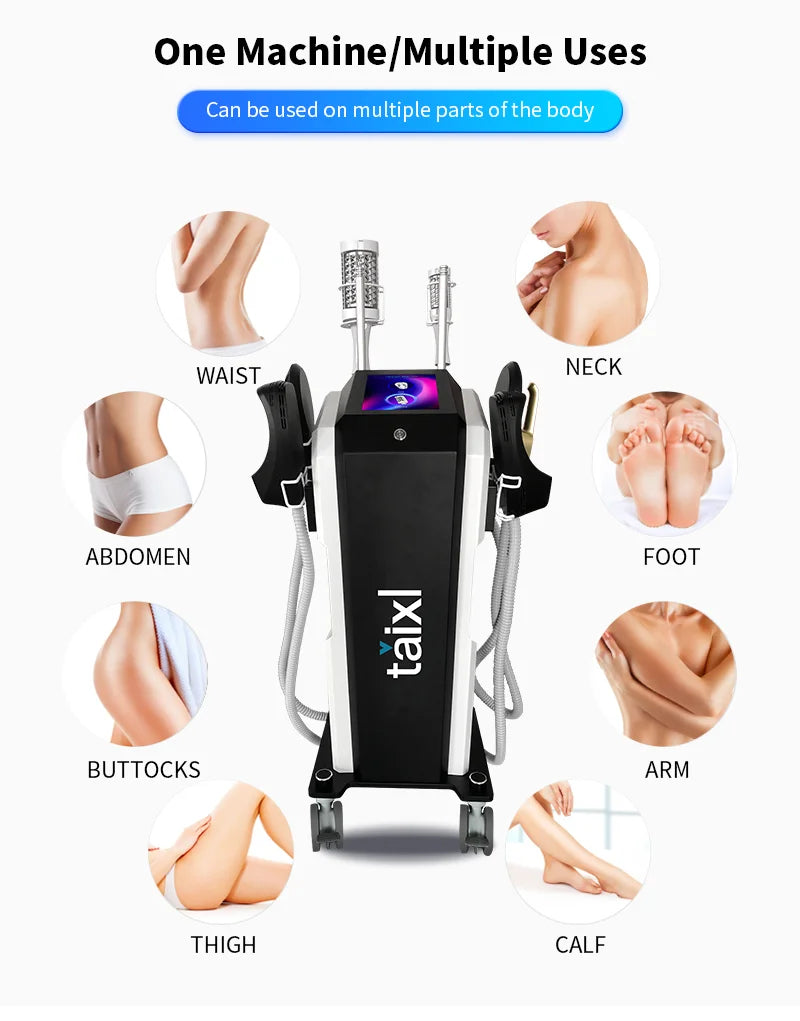 New EMS 2 in 1 Roller Massage Lose Weight Therapy 40K Compressive Micro vibration Vacuum 5D Body slimming Machine