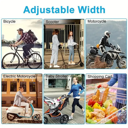 360° Rotatable & Adjustable Bike/Motorcycle Phone Mount